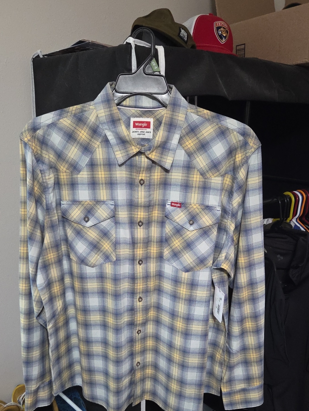 Wrangler Mens Button Up
